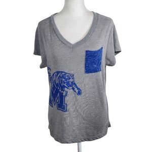 Colosseum Women's Gray University of Memphis Tigers Tee Size Medium